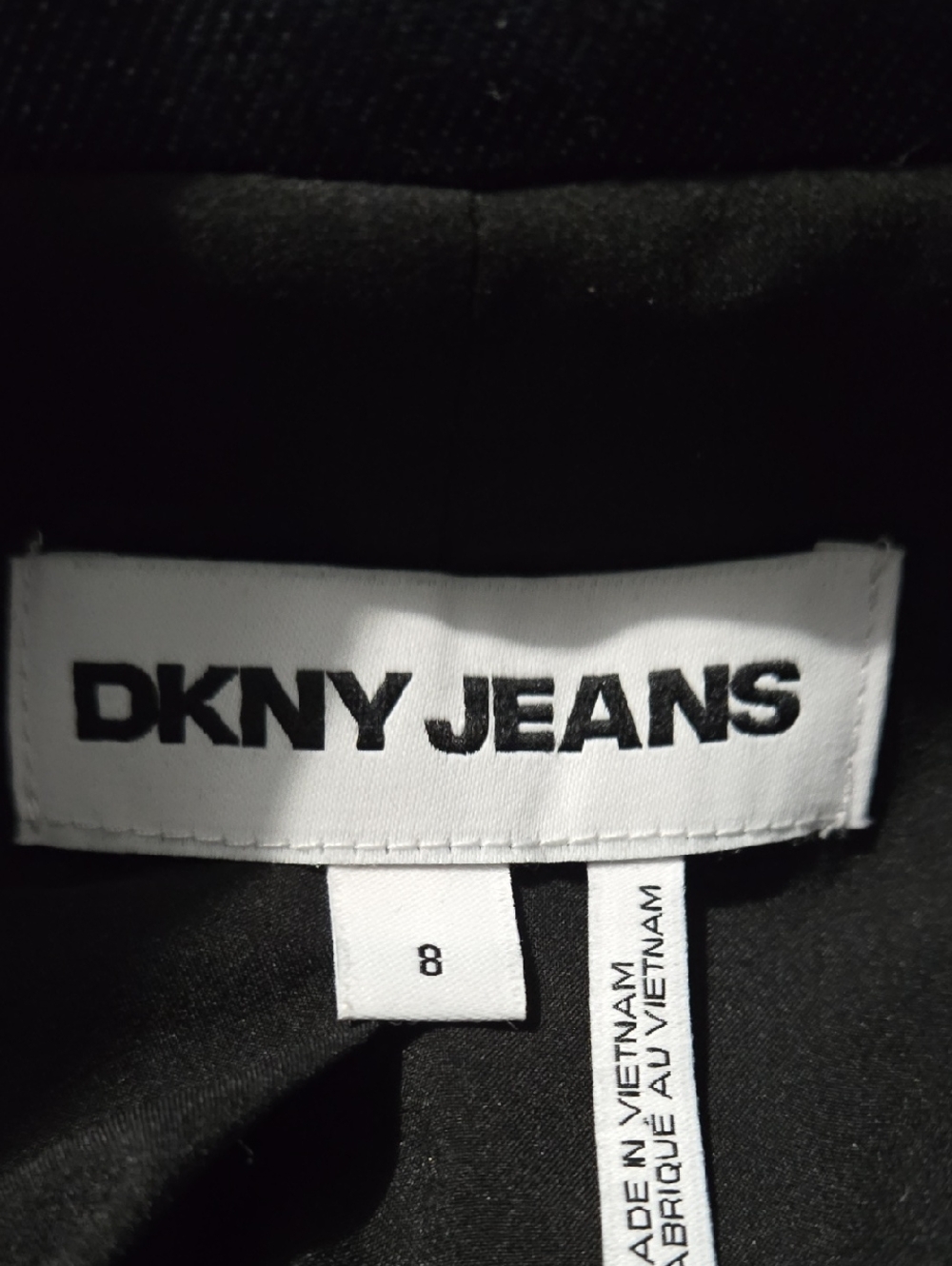 DKNY JEANS Black Jacket - Classic Logo